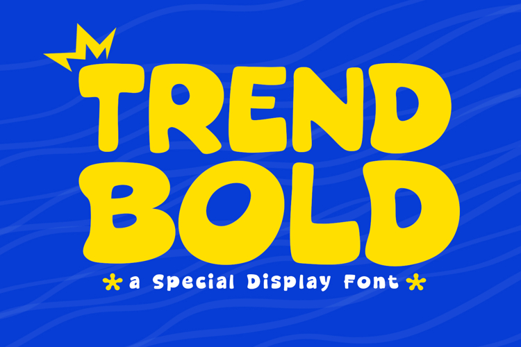 Trend Bold - Cozy   Display Font