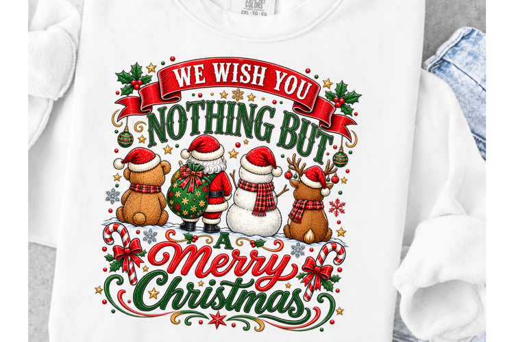 Trending Christmas PNG, Christmas Booty Crew PNG