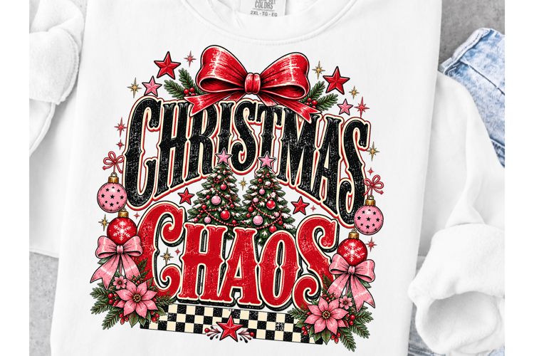 Trending Christmas PNG, Christmas Chaos PNG