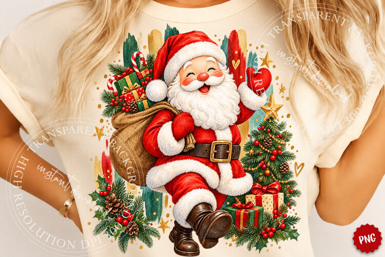 Trending Christmas PNG, Christmas PNG, Santa Christmas PNG example image 1