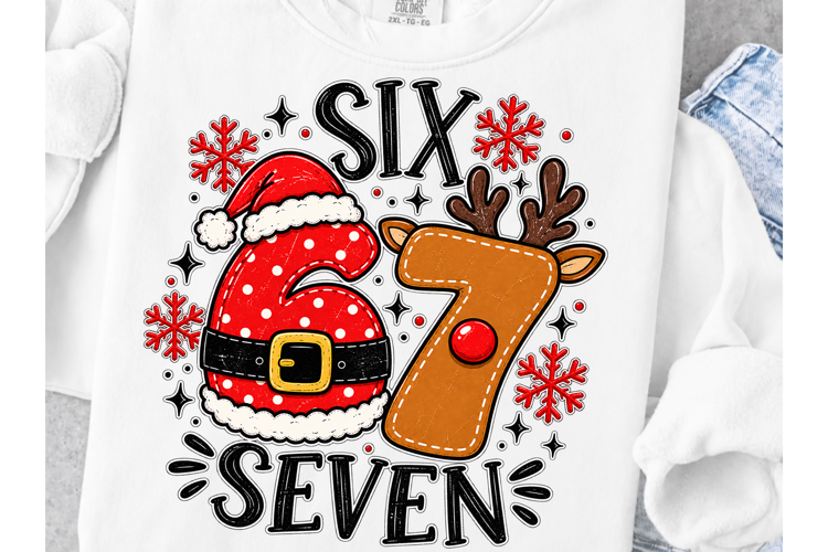 Trending Christmas PNG,Christmas six seven 6 7 PNG