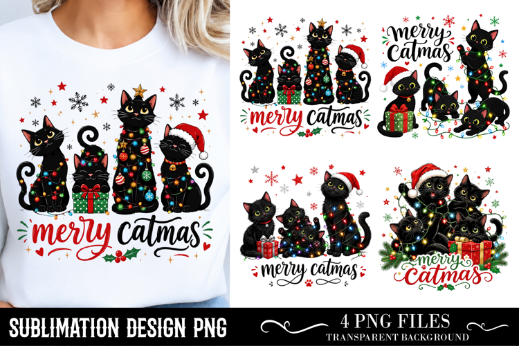 Trending Christmas PNG,Funny Christmas Catmas