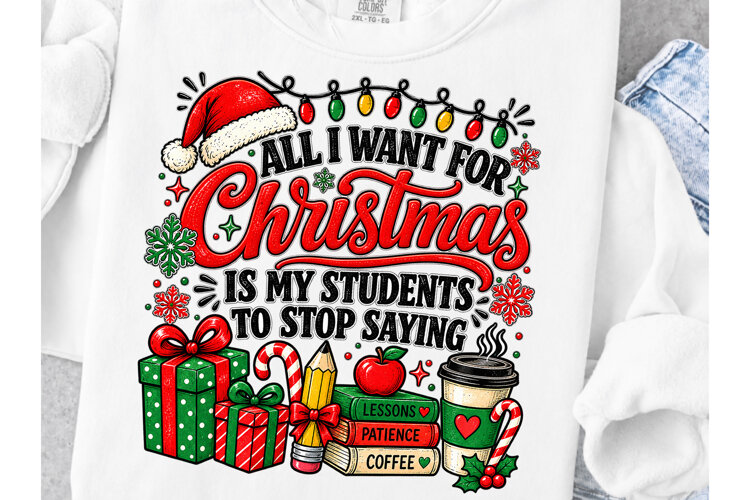 Trending Christmas PNG,Funny Teacher Christmas 6 7 Png example image 1