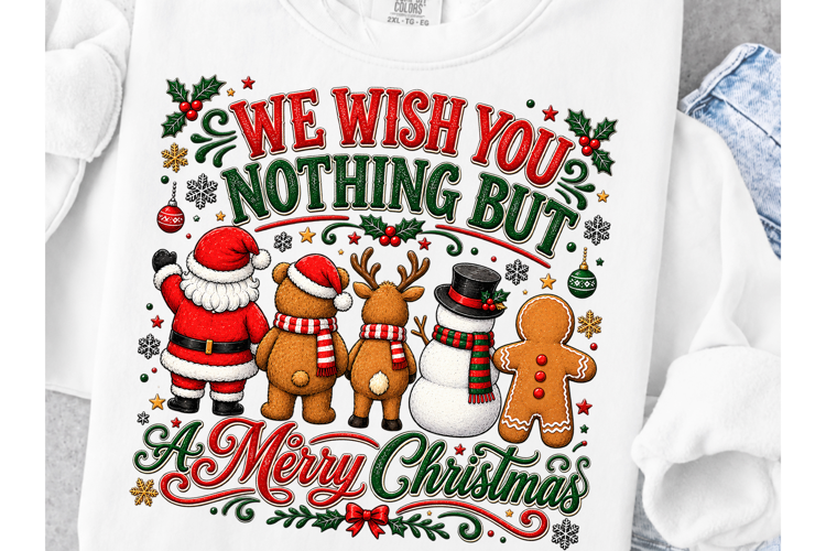 Trending Christmas PNG, Nothing Butt a Merry Christmas PNG