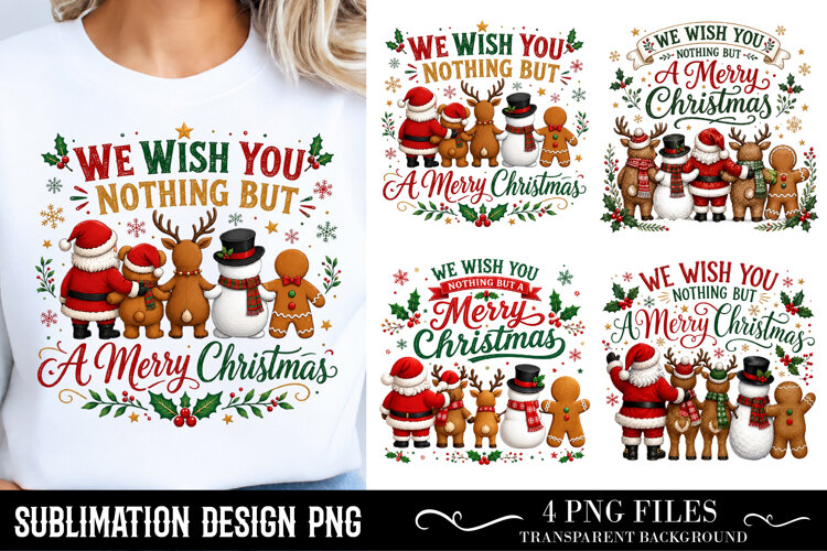 Trending Christmas PNG, Nothing Butt a Merry Christmas PNG example image 1