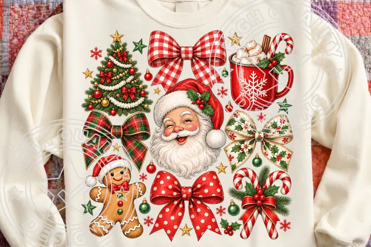 Trending Christmas PNG, Polka Dots Png