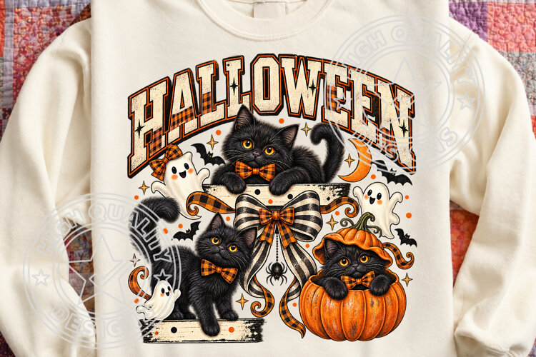 Trending Halloween PNG, Black Cat PNG example image 1