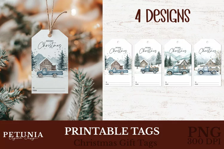 Christmas Gift Tags | Printable Christmas Gift Tags
