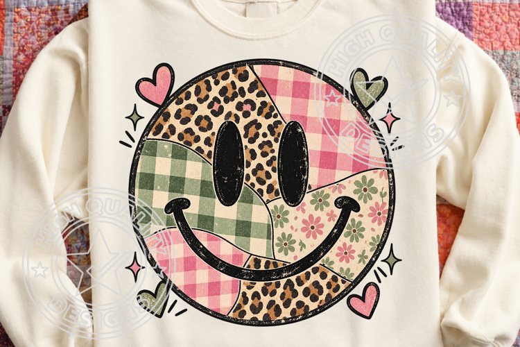 Trending Sublimation PNG, Retro Smiley Face PNG