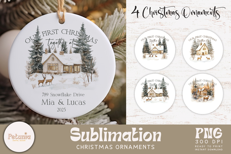 Our First Christmas Ornament | Christmas Ornament PNG