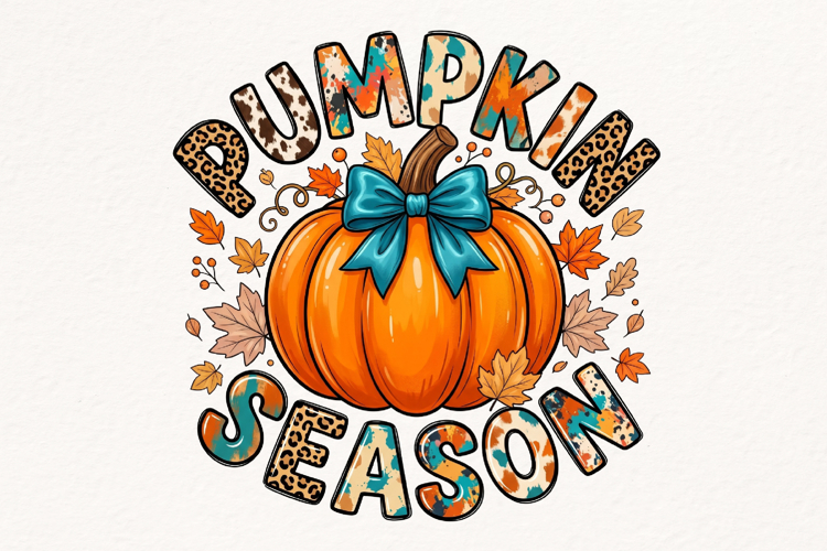 Trendy Fall Autumn Sublimation Design