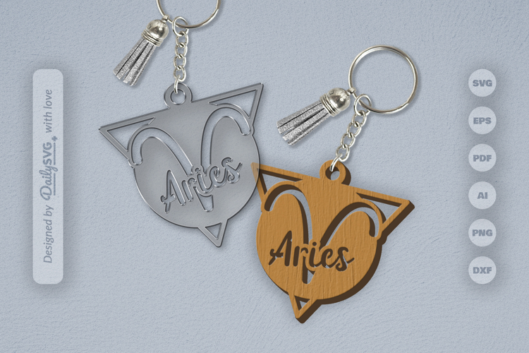 Round Keychain Svg Image 23
