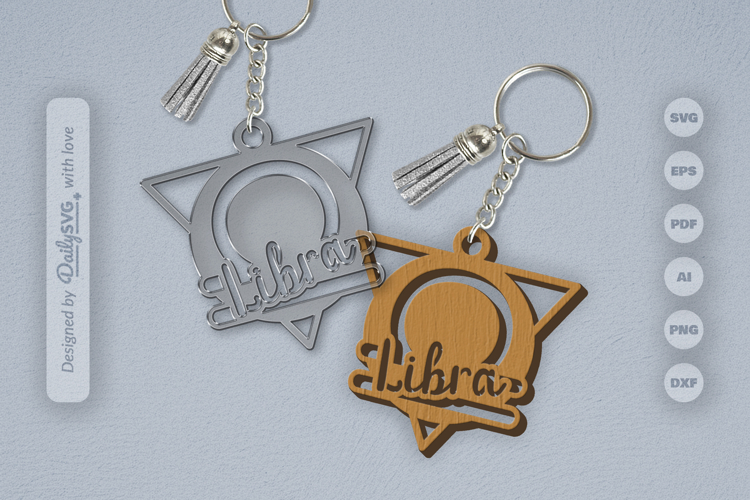 Round Keychain Svg Image 18