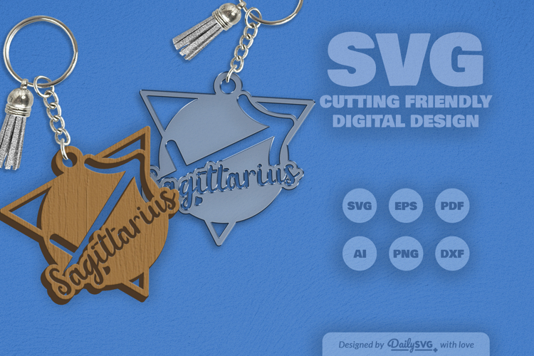 Round Keychain Svg Image 16