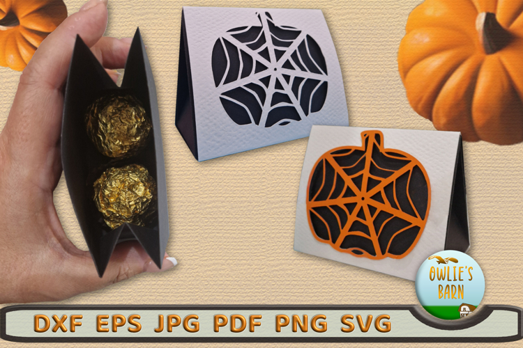 Triangular Slide-in Halloween Box