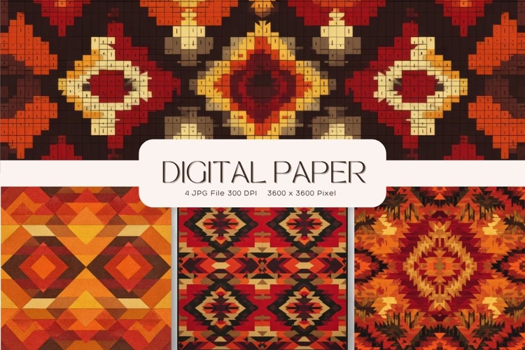 Tribal Fabric Texture Background Bohemian Wallpaper_6