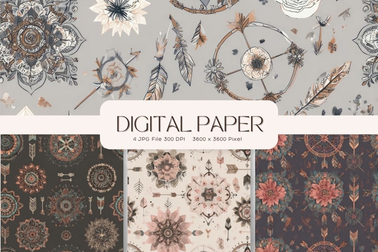 Tribal Fabric Texture Background Bohemian Wallpaper_10