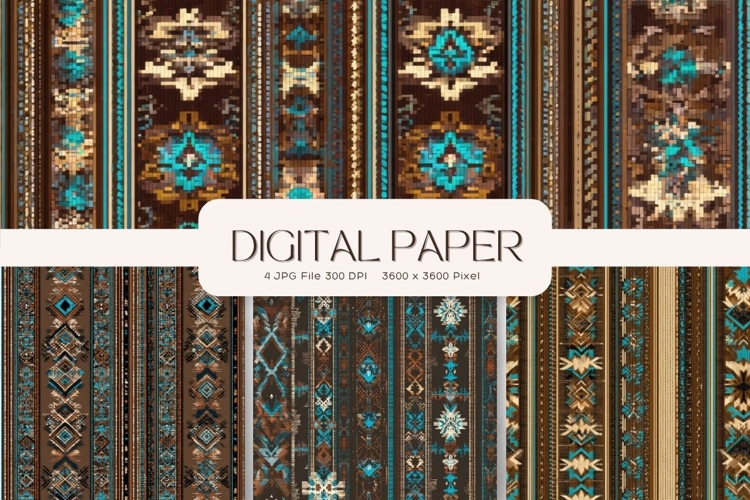 Tribal Fabric Texture Background Bohemian Wallpaper_7