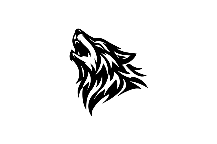 Tribal Wolf Logo Design