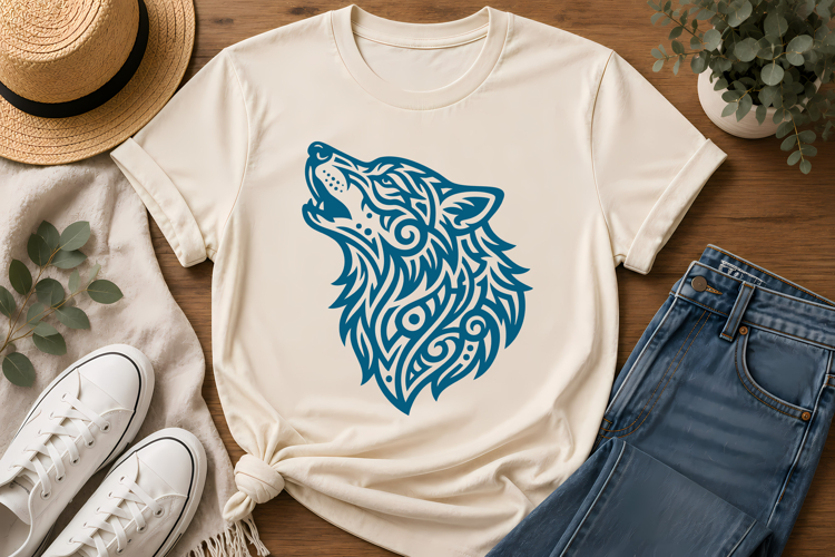 Tribal Wolf SVGs Image 2