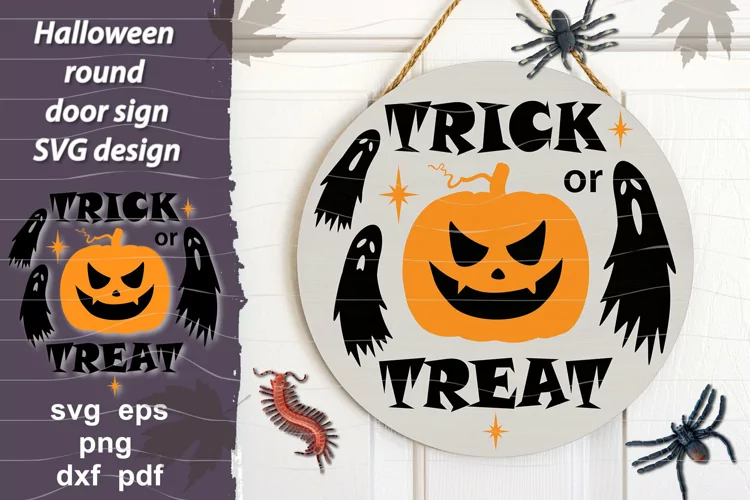 Trick or Treat svg| Halloween pumpkin svg Trick or treat bag
