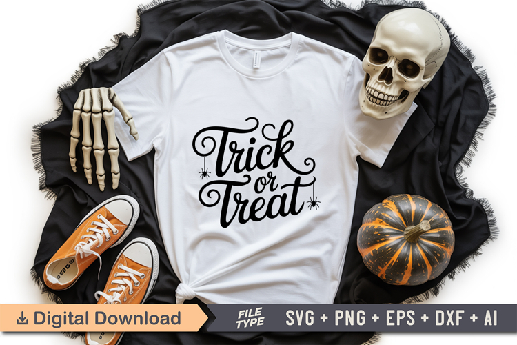 Trick Or Treat SVG File | Spooky Halloween SVG