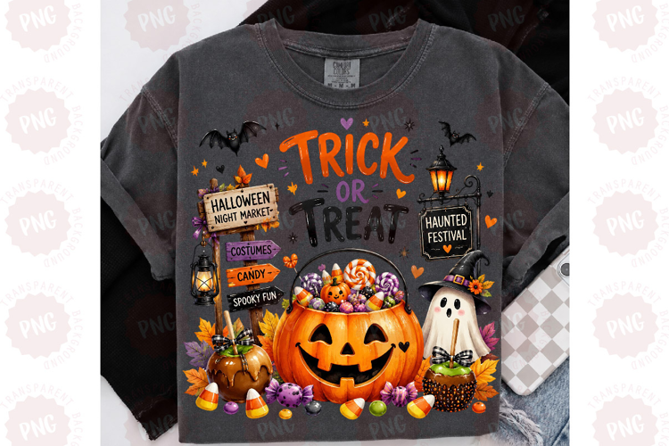 Trick or Treat PNG, Halloween Png