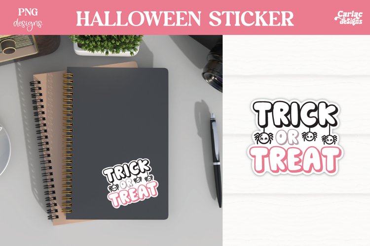 Trick or Treat Sticker | Halloween Sticker