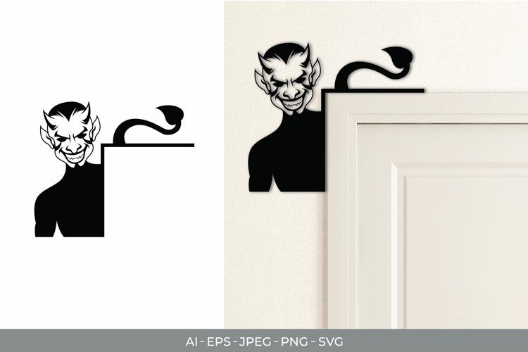 Halloween Evil Trim Corners example image 1