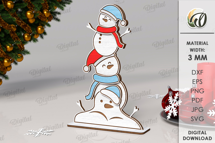 3D Christmas SVG Image 17