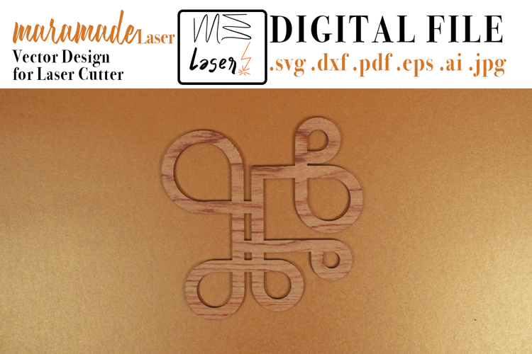 Trivet Ghirigoro Vector File for Laser Cutter.