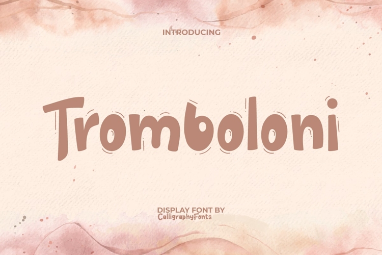 Tromboloni Font