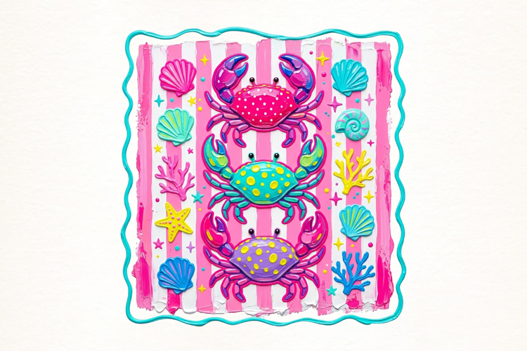 Tropical Beach Crab PNG