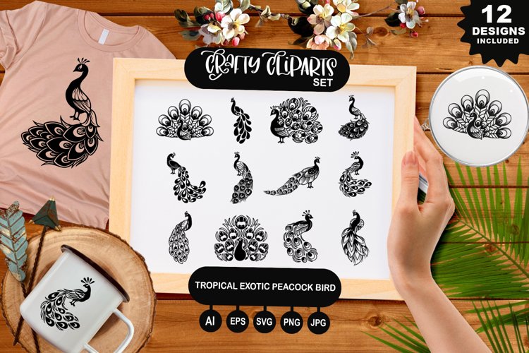 Peacock Clipart Image 16