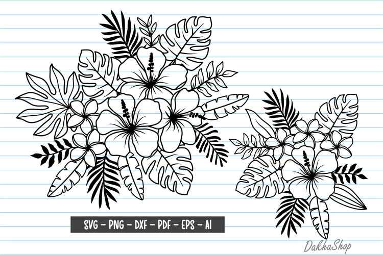 Hawaii Flower Svg