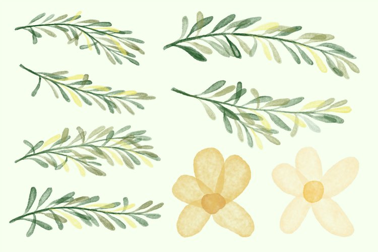 Tropical Leaf Clipart Image 9