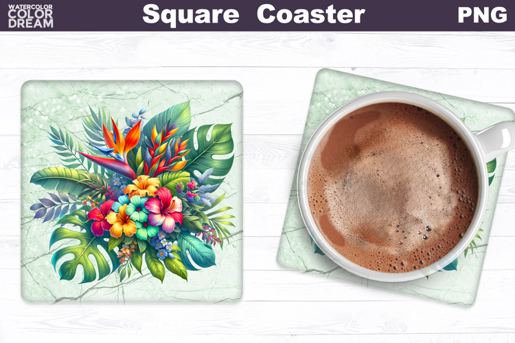 Tropical Flowers Clipart Image 4