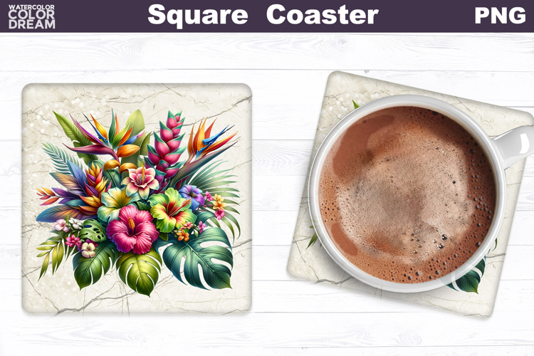 Tropical Flowers Clipart Image 3
