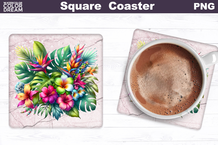 Tropical Flowers Clipart Image 2