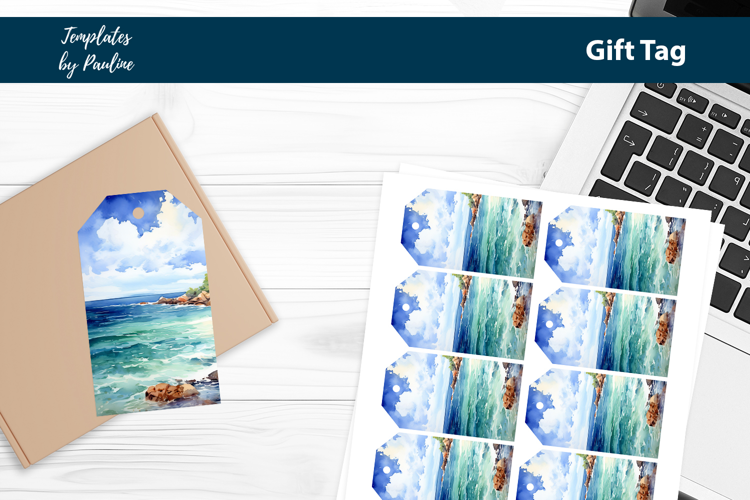 Ocean Party Gift Tags Printable