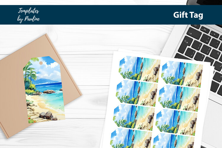 Beach Vacation Favor Tags example image 1