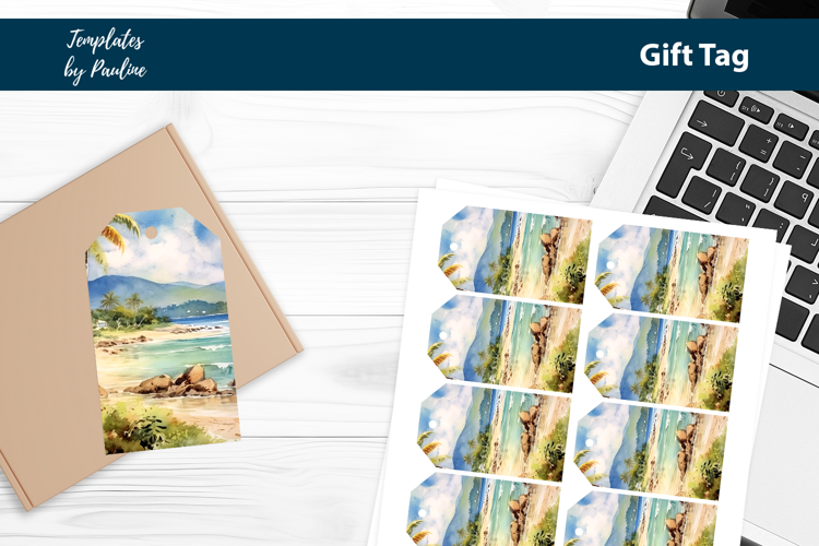 Tropical Packaging Tags Printable