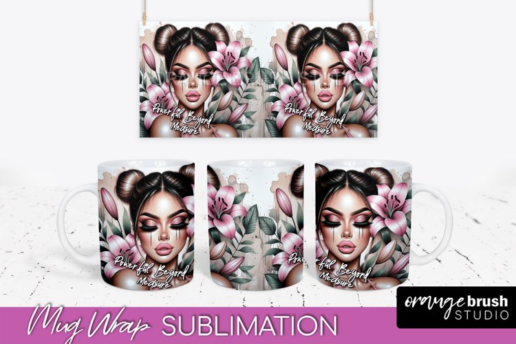 Affirmation Mug Wrap - Inspirational Quote Mug Sublimation example image 1