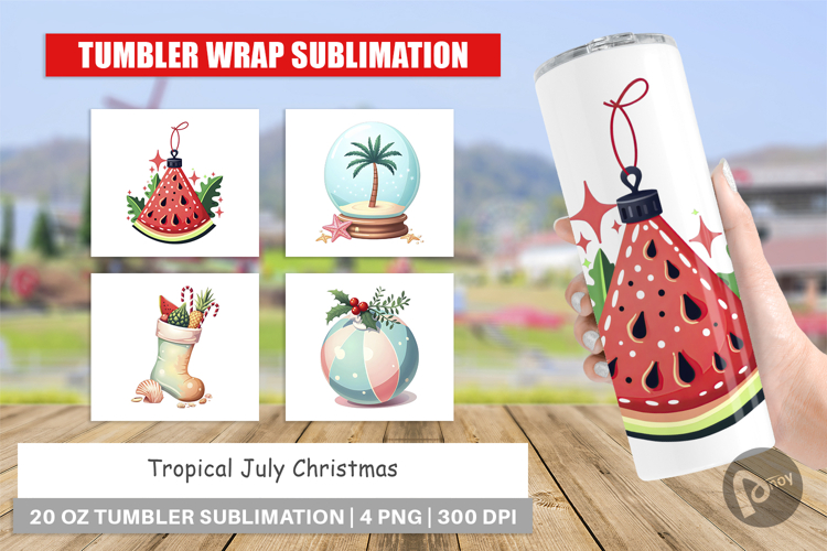 Christmas Tumbler Wrap Image 4