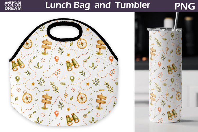 Safari Adventure Lunch bag | Summer Tumbler Wrap