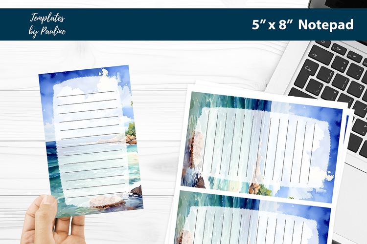 Tropical Spa Notepad Printable