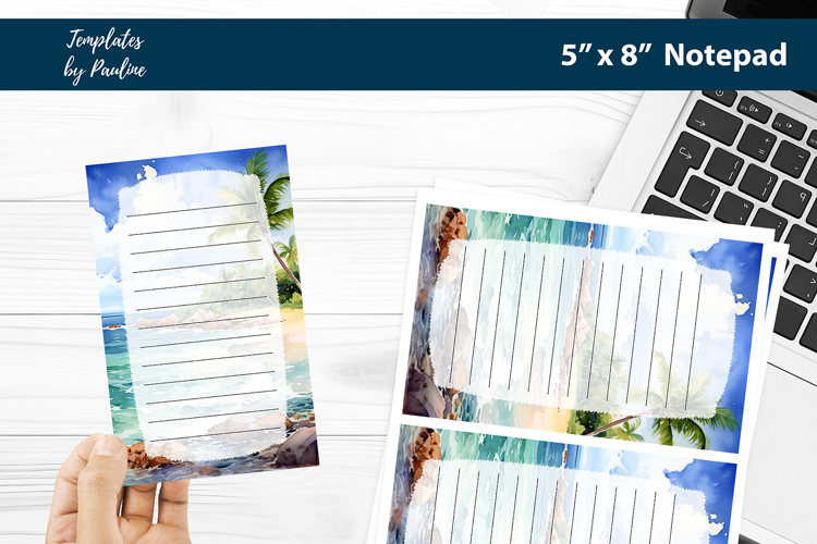 Beach Home Memo Pad Digital