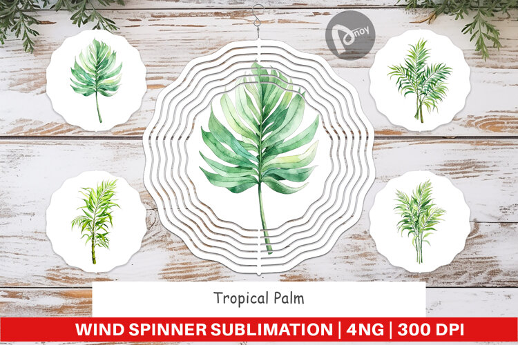 Wind Spinner Tropical Palms example image 1