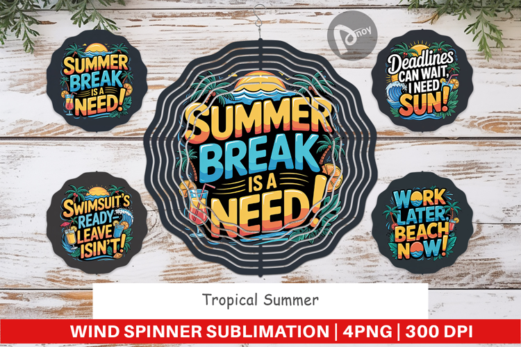 Wind Spinner Tropical Summer