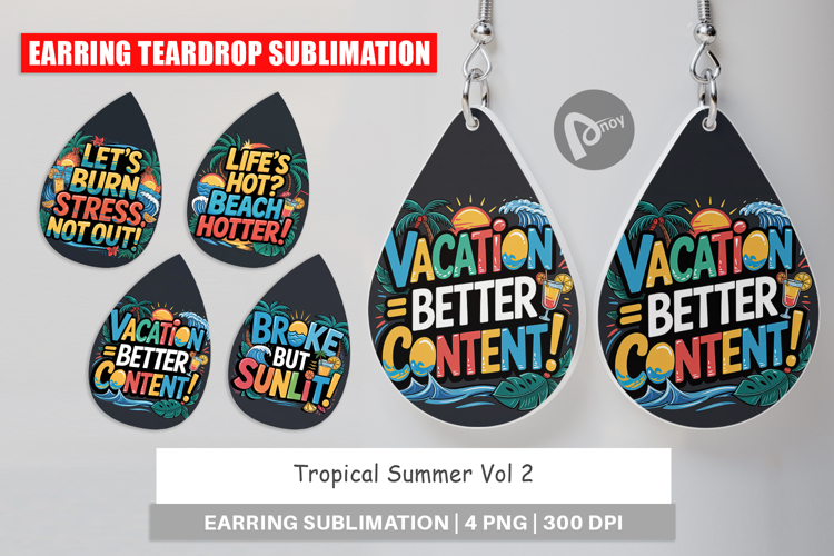 Earring Tropical Summer example image 1
